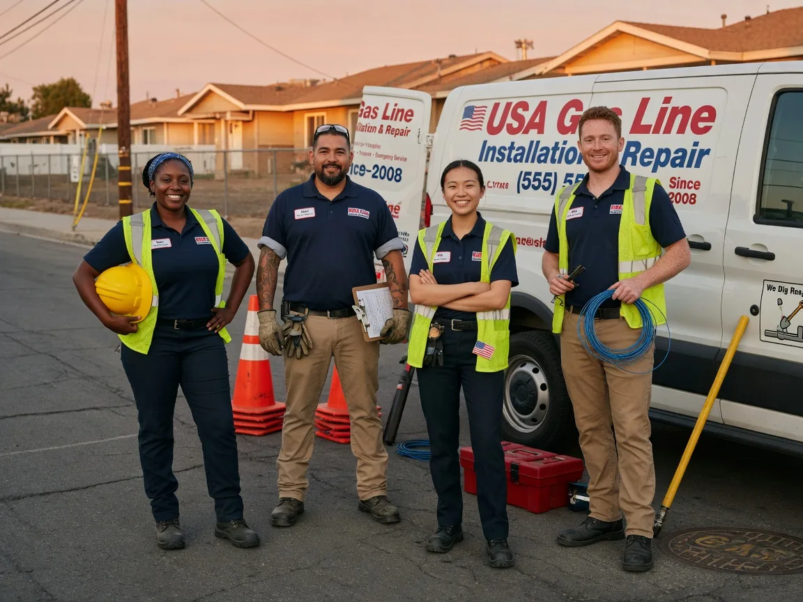 Gas Line Installation company in Wilseyville, CA